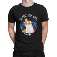 Gift Essential MenS T Shirt Street Cats Vintage Tees Short Sleeve Round Neck T-Shirt Graphic Clothing 【Size S-4XL-5XL-6XL】