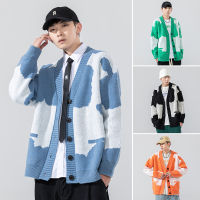 Cardig Sweater Male Jacket 2022 New Autumn And Winter Korean Version Of Trend Fashion With Knitted Wool Shirt Youth Top