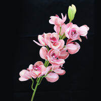 【Hot sales】3D พิมพ์ 15 หัว Cymbidium สัมผัส Cymbidium อุปกรณ์จัดงานแต่งงานจำลองอุปกรณ์ถ่ายภาพตกแต่งบ้านดอกไม้ปลอม