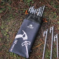 ◊┅ Oxford Cloth Tent Nail Hammer Storage Bag Drawstring Tent Pegs Nails Case Organizer Outdoor Camping Tools Tent Accessories