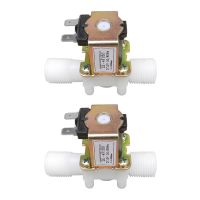 【hot】♈☾⊙  2X 12V 1/2Inch N/C Plastic Electric Solenoid Magnetic Air Closed