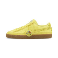 PUMA PRIME/SELECT - รองเท้าผ้าใบหนังกลับ PUMA x SPONGEBOB สีเหลือง - FTW - 39100801