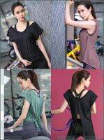 SIBOON เสื้อออกกำลังกาย โยคะ กีฬา ฟิตเนส  ทรงหลวมสบาย สำหรับผู้หญิง Sport and Yoga Shirt