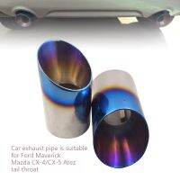 Car exhaust pipe is suitable for Ford Maverick upgraded version of export bevel stainless steel silencer decorative tail throat