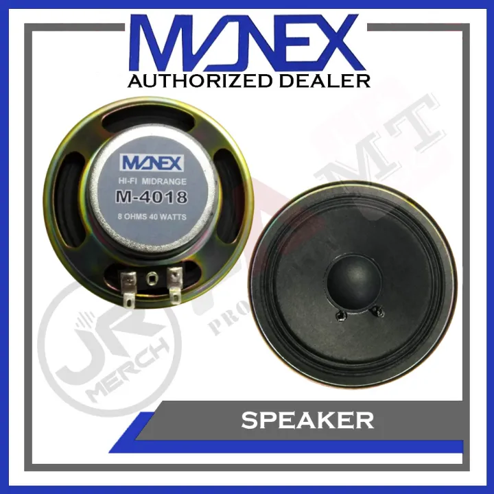 heuvel credit Wrok Manex M-4018 4" 40 watts Speaker New Design: ROUND (M-4018) | Lazada PH