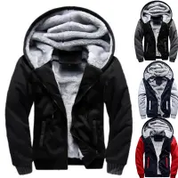 Slim Men Coat Jacket Outwear Winter Slim Hoodie Warm Hooded Tracksuits Stylish Fashion Design Bursting Drop Ship 5XL