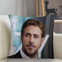 Music custom Ryan Gosling pillowcase 45 * 45cm zippered square pillowcase Sellertosupportfreecustomization. Double sided printing design for pillows.