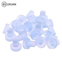 20pcs Soft Clear Transparent Rubber Embedded Furniture Table Chair Leg Feet Bottom Glide Slide Pad Floor Protector Shockproof Furniture Protectors  Re