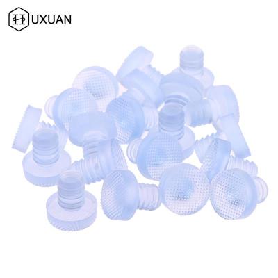 20pcs Soft Clear Transparent Rubber Embedded Furniture Table Chair Leg Feet Bottom Glide Slide Pad Floor Protector Shockproof Furniture Protectors  Re