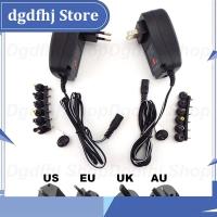 Dgdfhj Shop 3V 4.5V 5/6/7.5V 9V 12V 2A 2.5A  AC/DC Adapter Adjustable Power Supply Universal usb power Charger for pc notebook cctv camera E