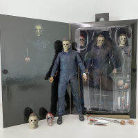 NECA Michael Myers รูปฮาโลวีน UltimateToy ตุ๊กตาคริสต์มาสฮาโลวีนของขวัญ LED Toys