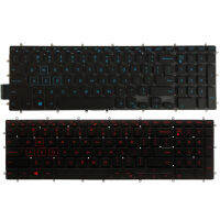 New US laptop keyboard for G3 15 3579 3779 G5 15 5587 G7 15 7588 keyboard layout bluered Backlit