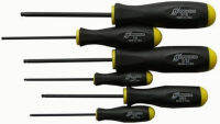 Bondhus 10645 Set of 7 Balldriver Screwdrivers, ProGuard Finish, sizes 5/64-3/16-Inch