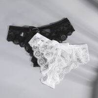 ☂☜ Ready Stock S-3XL Plus ขนาดชุดชั้นในเซ็กซี่โปร่งใสกางเกงผู้หญิงลูกไม้ Crotchless Sex Thongs Female Can COD