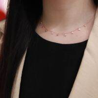 GEMMAPIECE Bezel Necklace สีเงิน*(รุ่น ไม่ติดคอ)