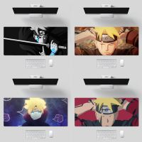 Boruto แผ่นรองเม้าส์ขนาดใหญ่ Gamer XL แผ่นรองเม้าส์เกมยางล็อคขอบโต๊ะแล็ปท็อป