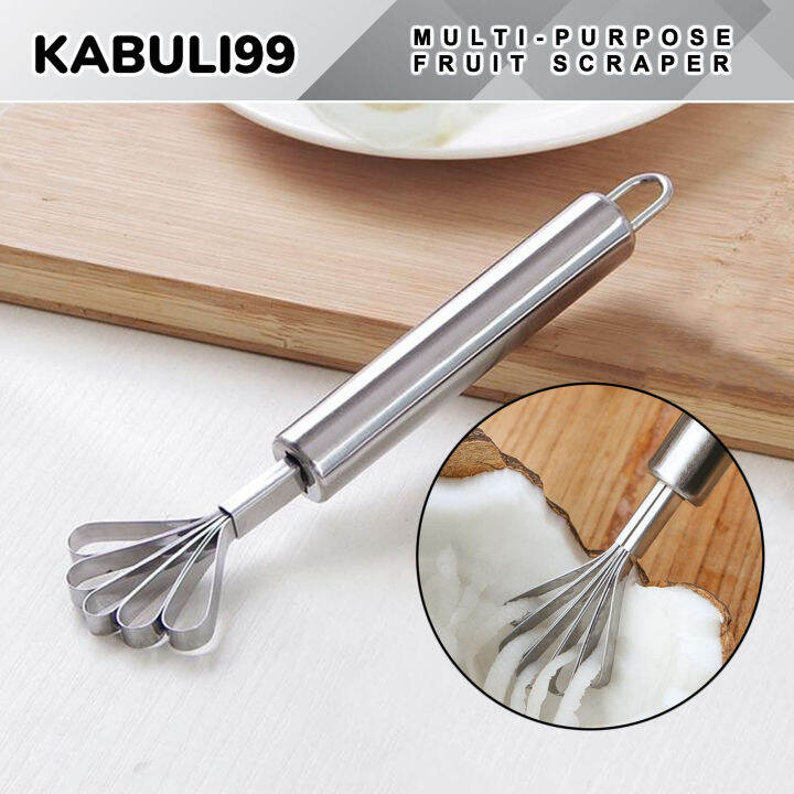 MultiFunction Stainless Steel Portable Fruit Scraper Grater Cooking