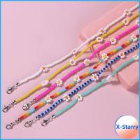 สร้อยคอโชคเกอร์ลูกปัดแฮนด์เมดที่มีสีสันของเด็กผู้หญิงดอกไม้ X-STARRY