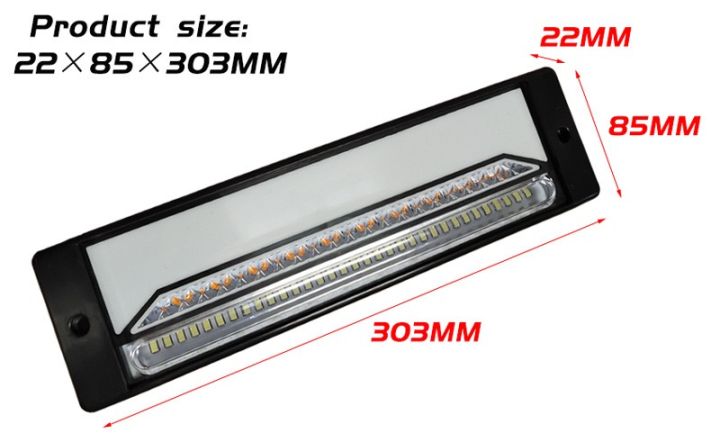 12v-24v-led-ชุดไฟท้ายแต่ง-รถยนต์-รถบรรทุก-รถเทเลอร์-พร้อมไฟเลี้ยววิ่ง-ไฟเบรค-1กล่อง-มี-2ชิ้น