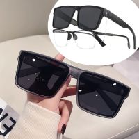 Polarized Sunglasses Men Women Rectangle Sunglasses Wear Over Myopia Prescription Glasses Vintage Driving Goggles Eyewear Gafas