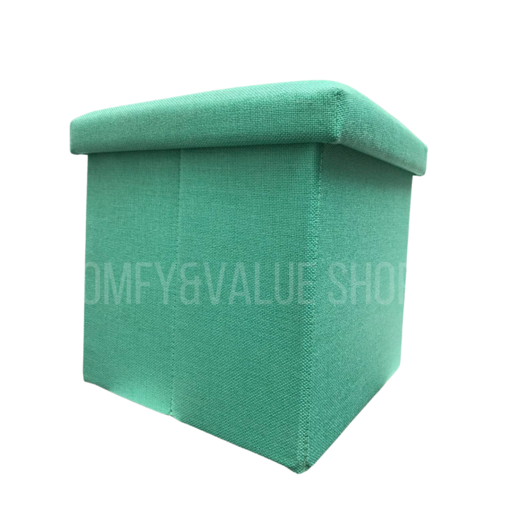 Ottoman Storage, Foldable Easy Storage Ottoman Comfy&Value Shop