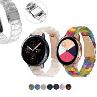 ❃ 20mm 22mm Transparent Resin Strap Band for Samsung Galaxy Watch 3 41mm 45mm / 42mm 46mm / Gear S3 band