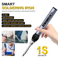 ☍◈ FNIRSI HS-01 Smart Electric Soldering Iron PD 65W Adjustable Constant Temperature Fast Heat Portable Soldering Iron Station Kit