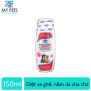 Sữa tắm diệt ve ghẻ, demodex chó mèo - Anova Pink 150ml Hồng