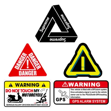 10/30/50PCS Warning Stickers Danger Banning Skateboard Fridge Guitar Laptop  Motorcycle Travel Classic Toy Cool Decals Sticker