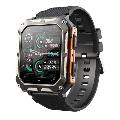 ZZOOI 2023 New C20 PRO Smart Watch 1.83 Inch Music BT Call Men Outdoor Sports Fitness Tracker Heart Rate Blood Pressure Smartwatch
