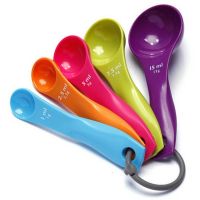 5PC Style Kitchen Colourworks Measuring Spoons Spoon Cup Baking Utensil Set Kit