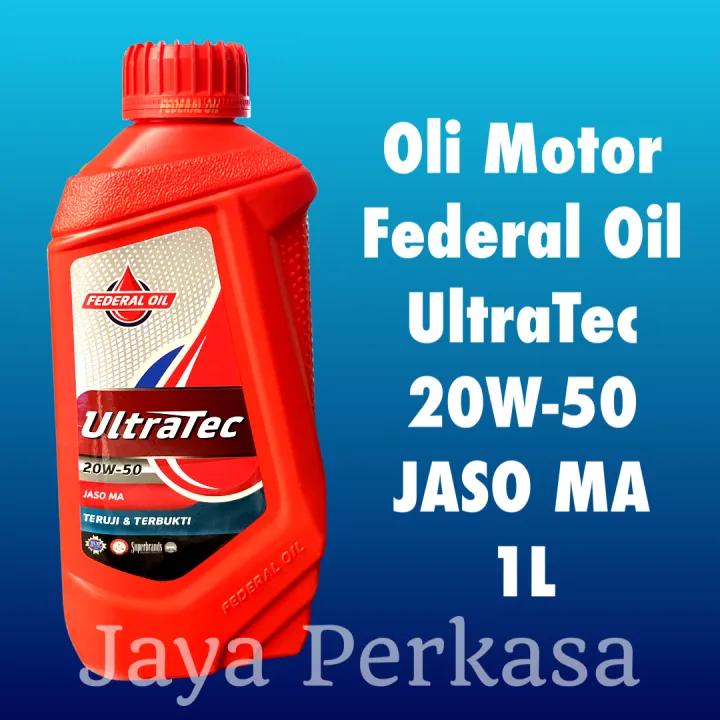 Federal Oil Ultratec 1l Oli Motor 20w 50 Ab626 Lazada Indonesia