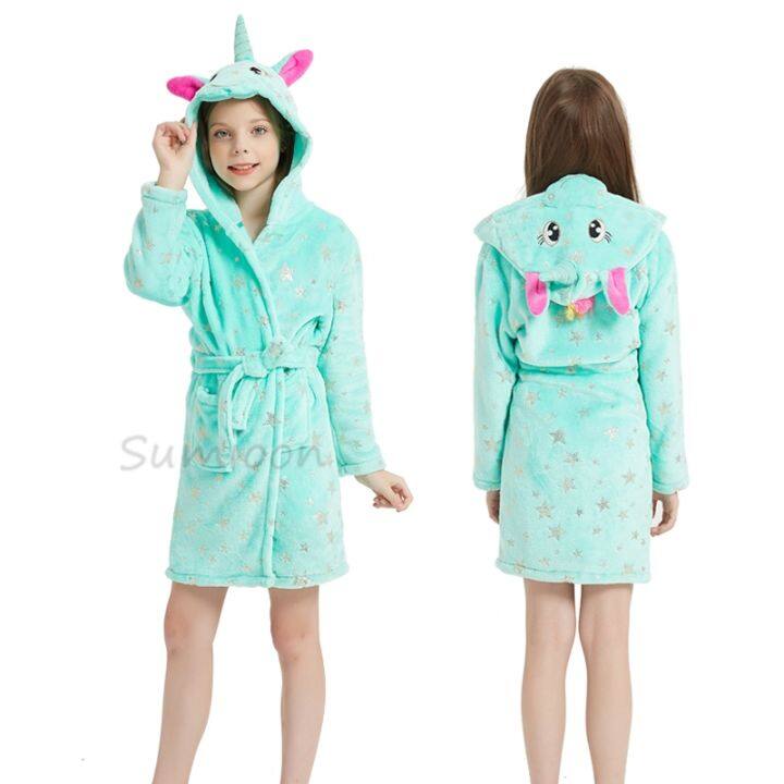 xiaoli-clothing-kigurumi-เด็กเสื้อคลุมอาบน้ำเสื้อคลุมอาบน้ำสาว-nightgown-ยูนิคอร์นคลุมด้วยผ้าเสื้อคลุมอาบน้ำสำหรับหนุ่มๆสาวๆเสื้อผ้า-nightgown-เด็กชุดนอน