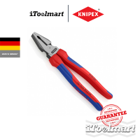 KNIPEX คีมปากจิ้งจกงานหนัก ขนาด 225 มิล ( ด้ามยาง 2 ชั้น) 02 02 225 SB