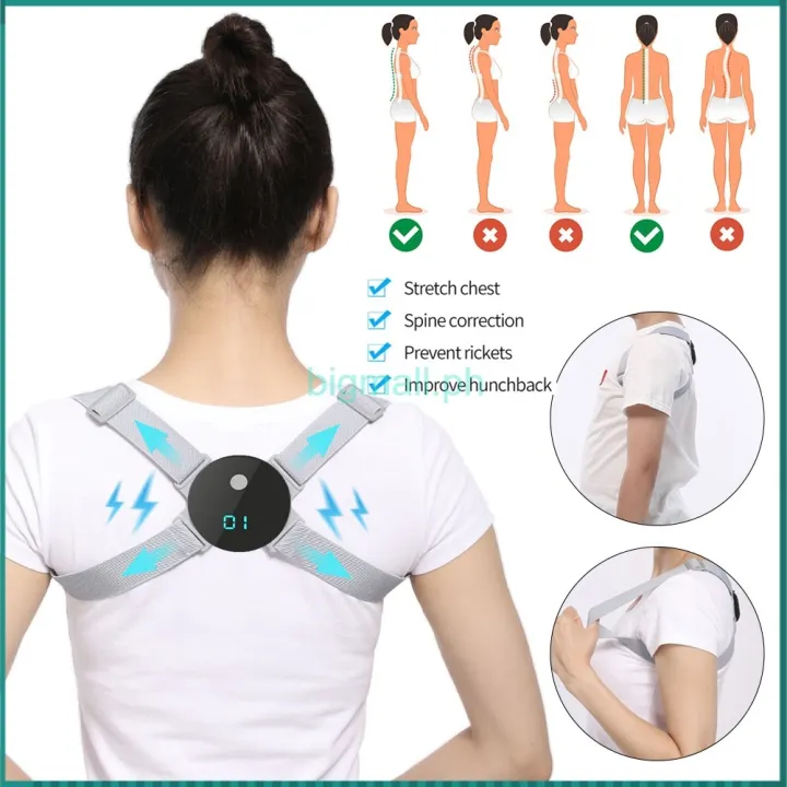 New Intelligent Posture Corrector Back Posture Trainer Clavicle Spine 