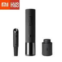 Xiaomi Huohou Automatic Bottle Opener Electric Red Wine Openers Stopper Fast Decanter Wine Corkscrew Foil Cutter Cork Out Tool Bar Wine Tools