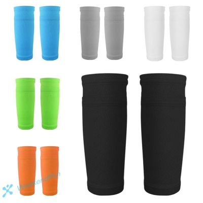 1 Pair Soccer Protective Socks Shin Pads Supporting Shin Guard with Pocket SS60 .