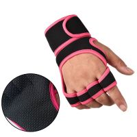 ஐ►◐ New 1 Pair Weight Lifting Training Gloves Women Men Fitness Sports Body Building Gymnastics Grips Gym Hand Palm Protector Gloves