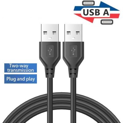 USB หม้อน้ำสายต่อขยายสำหรับ USB2.0คู่ USB ชาย USB ตัวผู้หนึ่งฮาร์ดดิสก์เว็บคอมสาย USB กล้องสายต่อไฟการยกเลิกวันที่ USB
