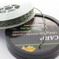 20m/45lb Lead Free Leader Fishing Lines Non-Lead Core 12 Strand Woven Line For Carp Coarse Match Fishing Accessories Tackle Fishing Lines