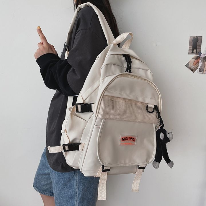 cod-school-bag-female-korean-ins-department-literary-retro-all-match-high-school-college-students-solid-backpack