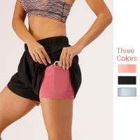 Women 2 In 1 Workout Shorts Summer Quick Dry Fitness Yoga Shorts Gym Running Shorts With Pockets for Women Sports Short Pants