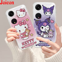 เคส OPPO Reno 8T 5G OPPO Reno 8 8Z 8Pro 6 6Z 7Z 7Pro Reno 5G เคสใสเคสโทรศัพท์รูปตัวการ์ตูนน่ารัก Hello Kitty ซินนามอน Curomi เคสเคสโทรศัพท์พื้นที่นุ่ม