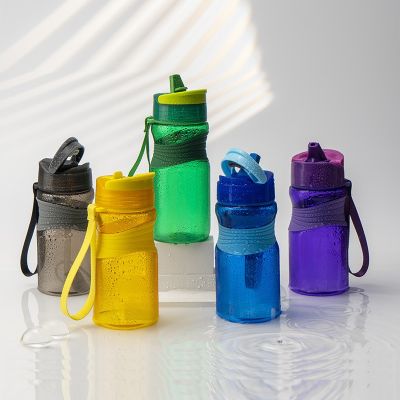 ₪♀  Cross-border European and new fashion portable childrens plastic water cup modern minimalist bottle sealed primary school student