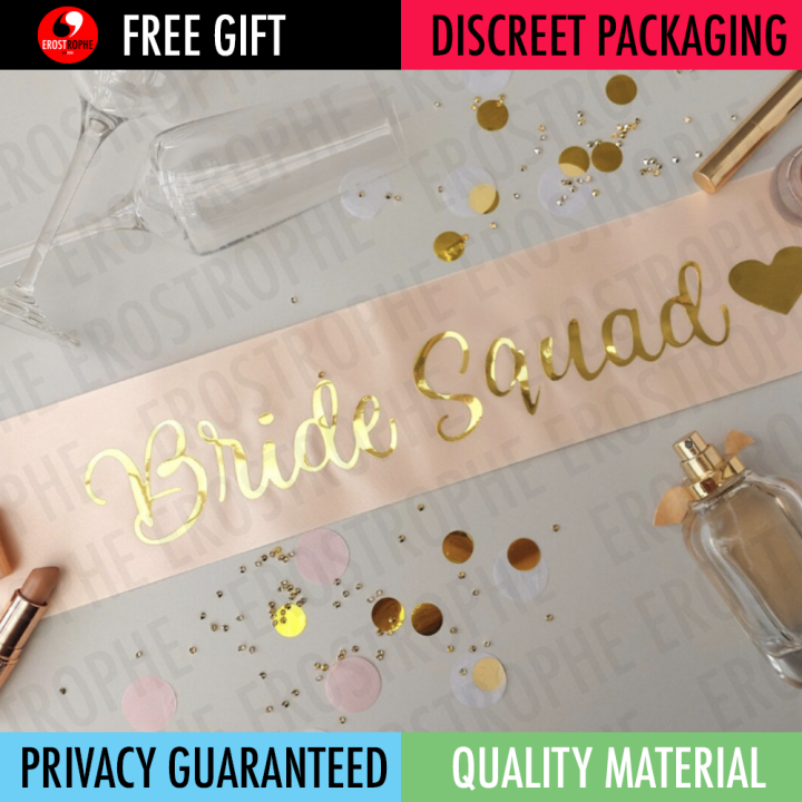 Bridal Shower Sash Bachelorette Party Lazada PH