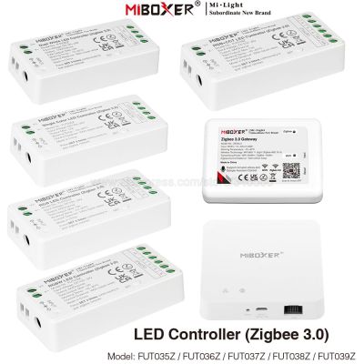 Mier Zigbee 3.0 Dual White Single Color RGB RGBW RGB CCT LED Strip Contoller ZB-2 ZB-3 FUT035Z APP Gateway Controller