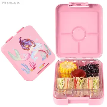 Aohea Kawaii Bento Lunch Box for Kids Girls Boys Children School