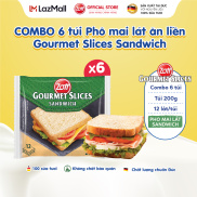 COMBO 6 túi Phô mai lát Zott Gourmet Slices SANDWICH nhập khẩu từ Đức