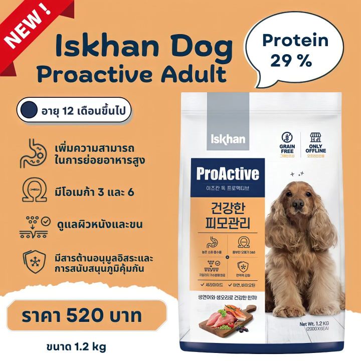 petclub-iskhan-proactive-adult-อาหารเม็ดสุนัขโต-1-2kg