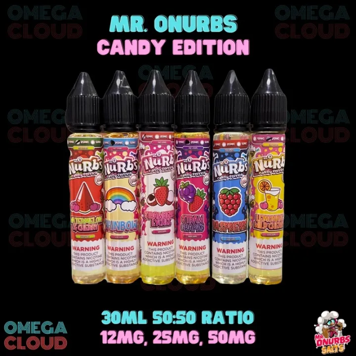 flash sales Mr. Onurbs Candy Edition 30ml Premium Saltnic Extreme ...